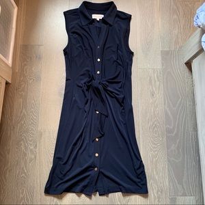 Philosophy navy sleeveless shirt dress